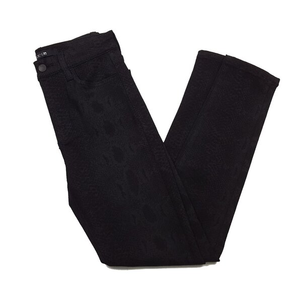 Joe's Women's Black Python Skinny Jeans Size 26 - Picture 1 of 7